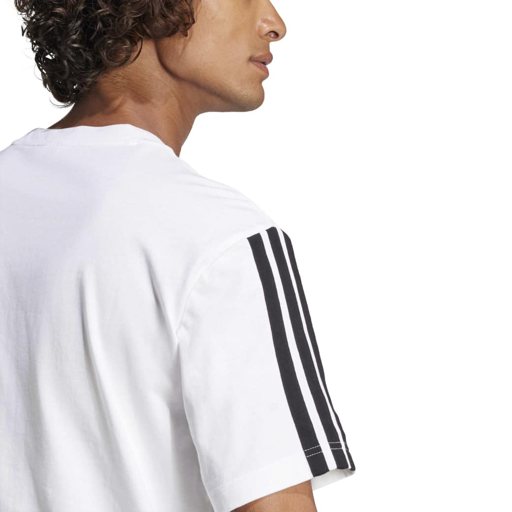 Adidas Camiseta JW1952 M 3 STRIPES WhiteBlack Algodao -1-